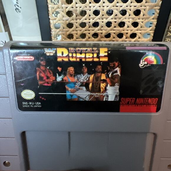 WWF Royal Rumble Super Nintendo SNES, 1992 Authentic - TESTED & Working ! - Picture 5 of 10